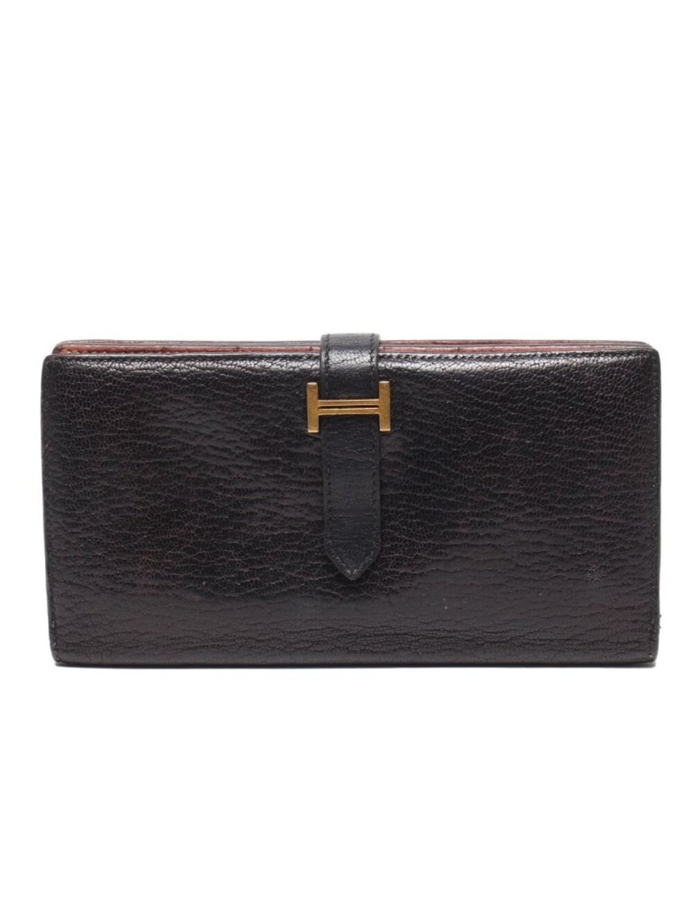 Hermes Wallet Gold Bearn Soufflet